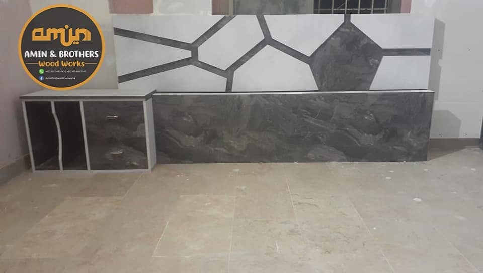 King Size Bed & Wardrobe New Modern Design, an interior project in Karachi