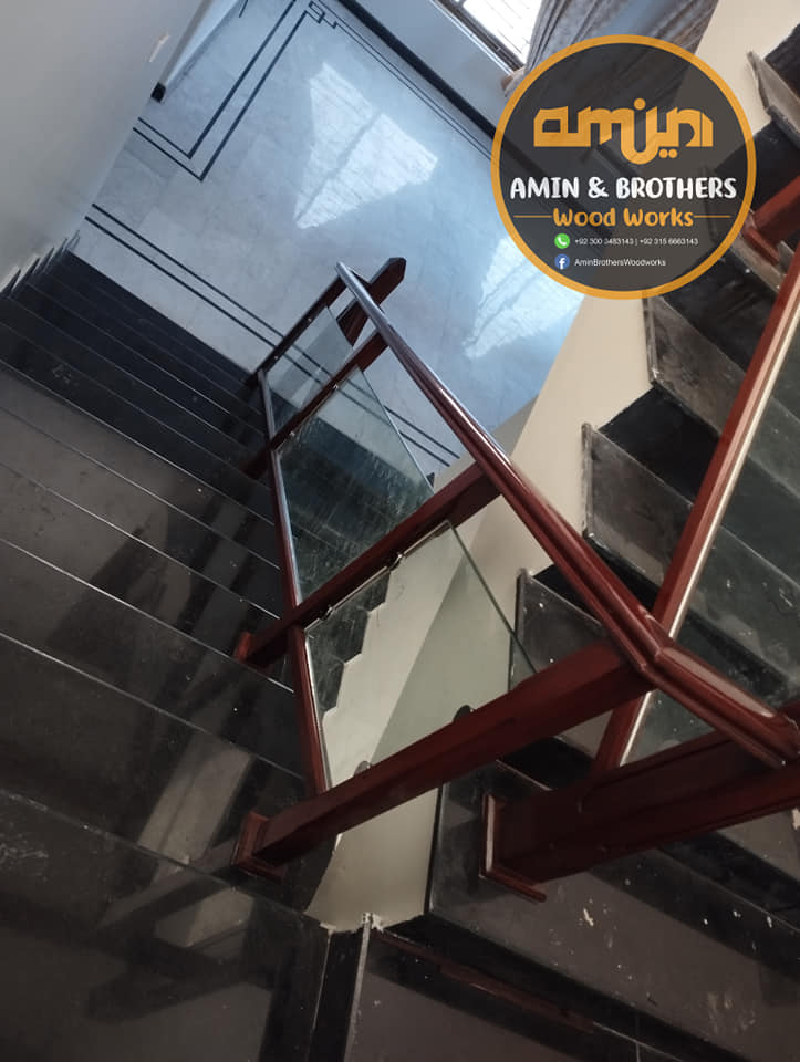 Bungalow Railings Stairs | Satirs Wood & Glass, view 2