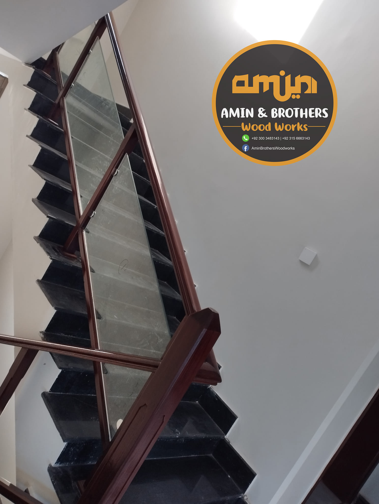 Bungalow Railings Stairs | Satirs Wood & Glass, view 4
