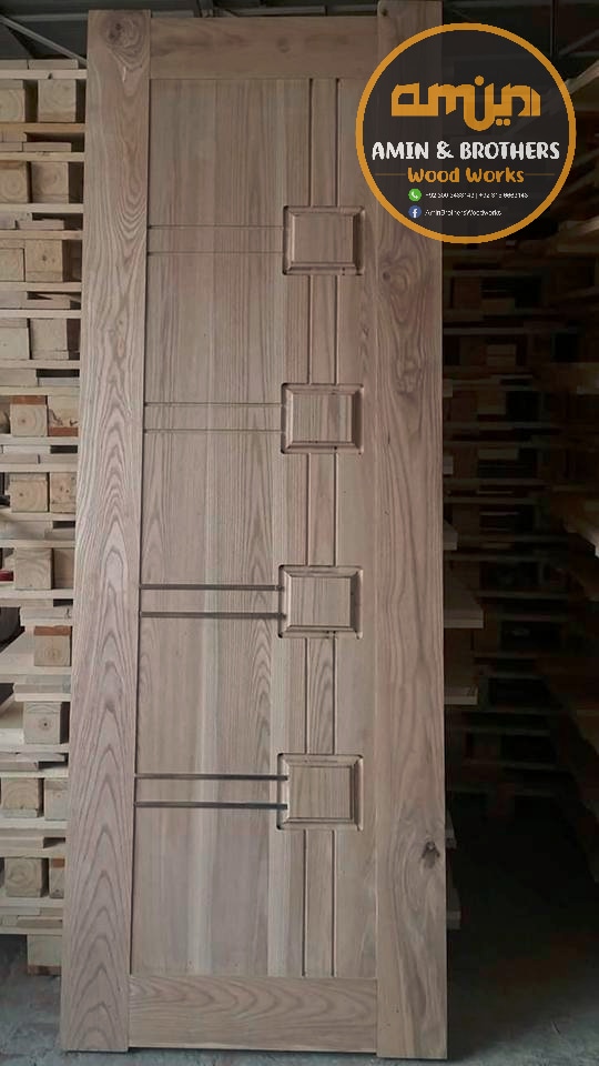 Premium Oak Wood Door, view 2